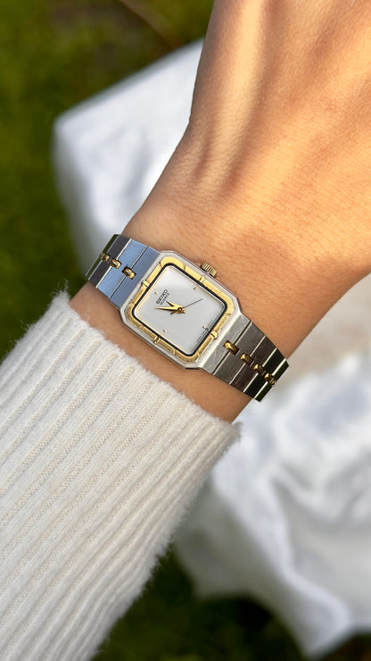 Seiko Vintage Tank Watch 1985 - Gold Plated