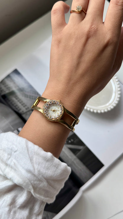 Garel Venice Murano watch - adjustable bangle