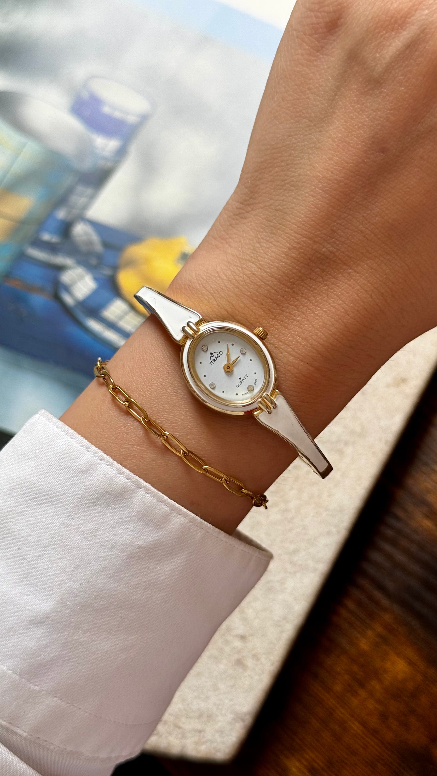 Itraco vintage bangle watch - Swiss made