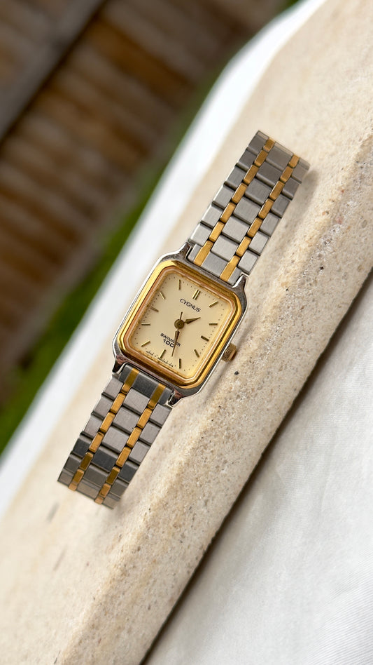 ORIENT Cygnus Vintage Tank Watch 1980s