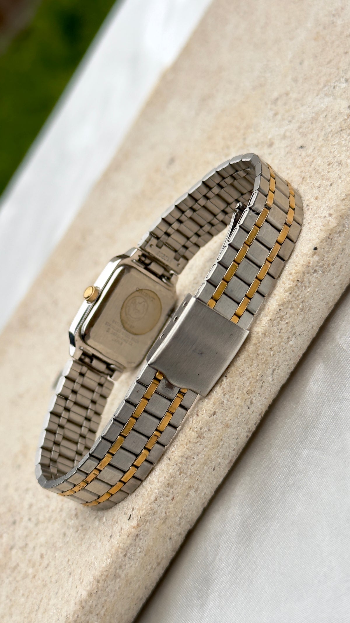 ORIENT Cygnus Vintage Tank Watch 1980s