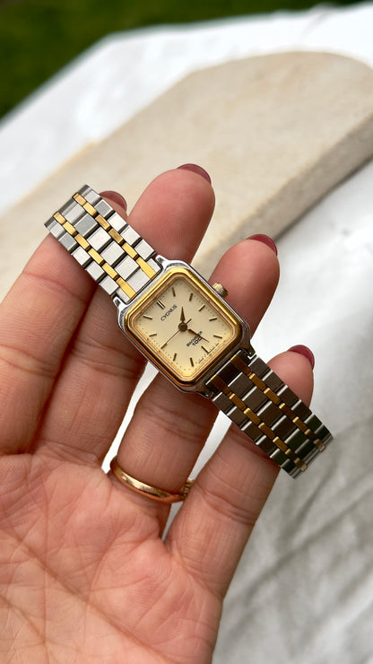 ORIENT Cygnus Vintage Tank Watch 1980s