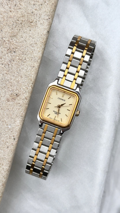 ORIENT Cygnus Vintage Tank Watch 1980s