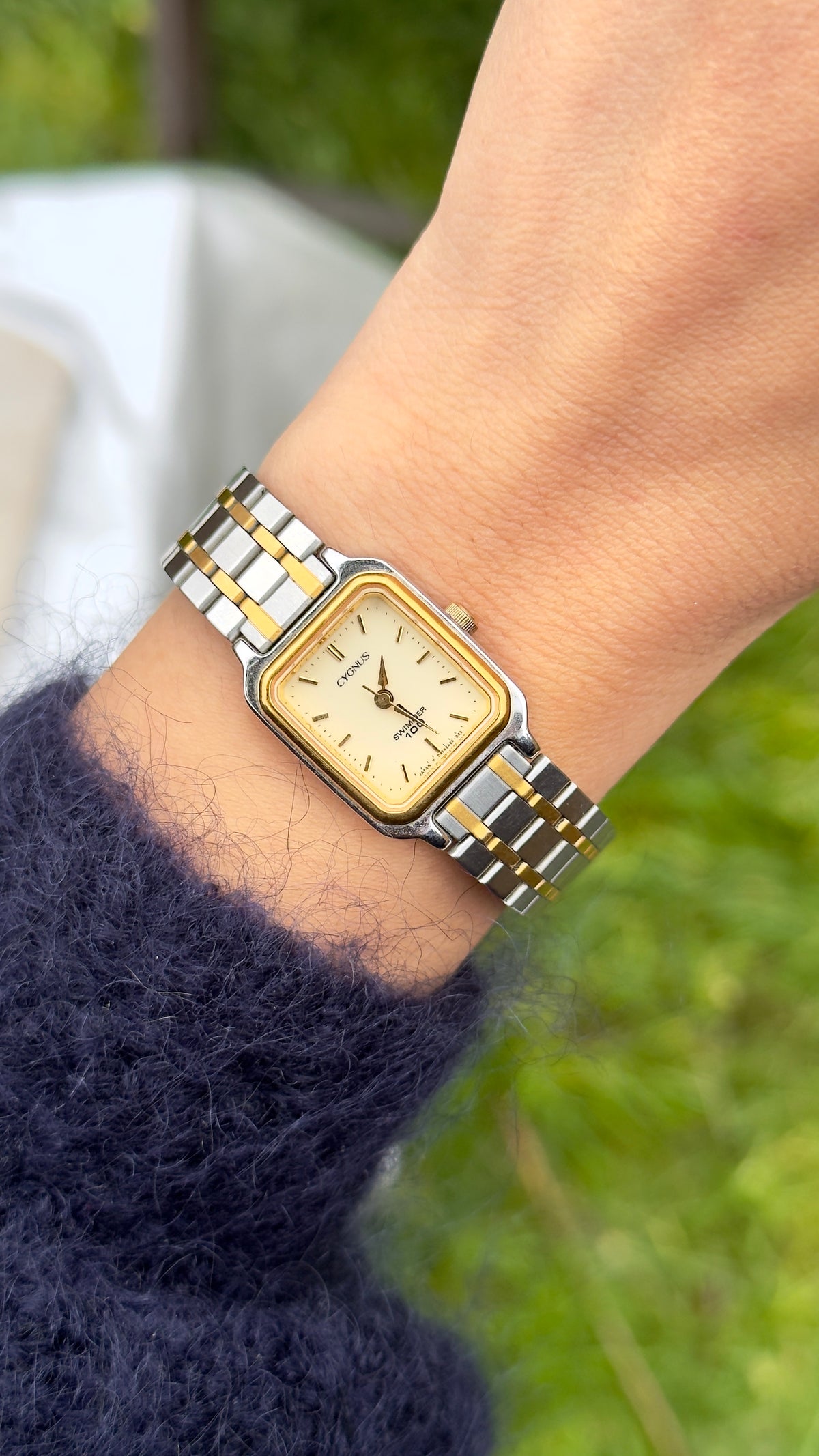 ORIENT Cygnus Vintage Tank Watch 1980s