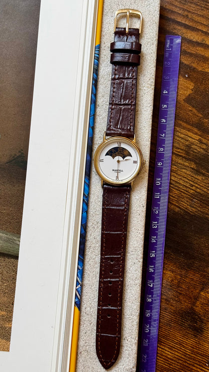 Super Rare Vintage Martell Cognac Watch- Moon Calendar