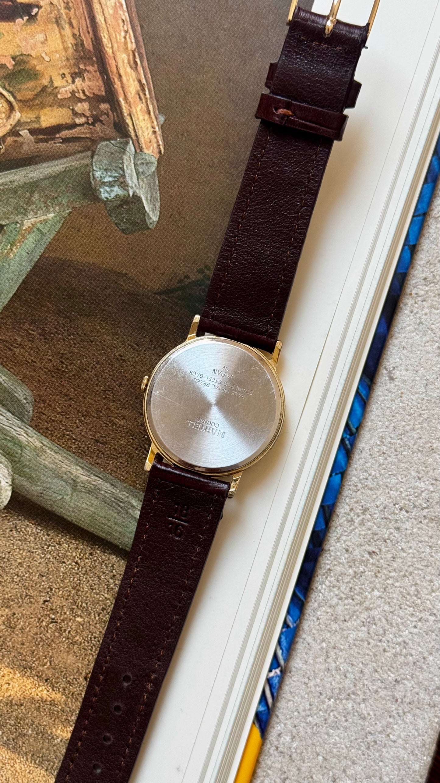 Super Rare Vintage Martell Cognac Watch- Moon Calendar