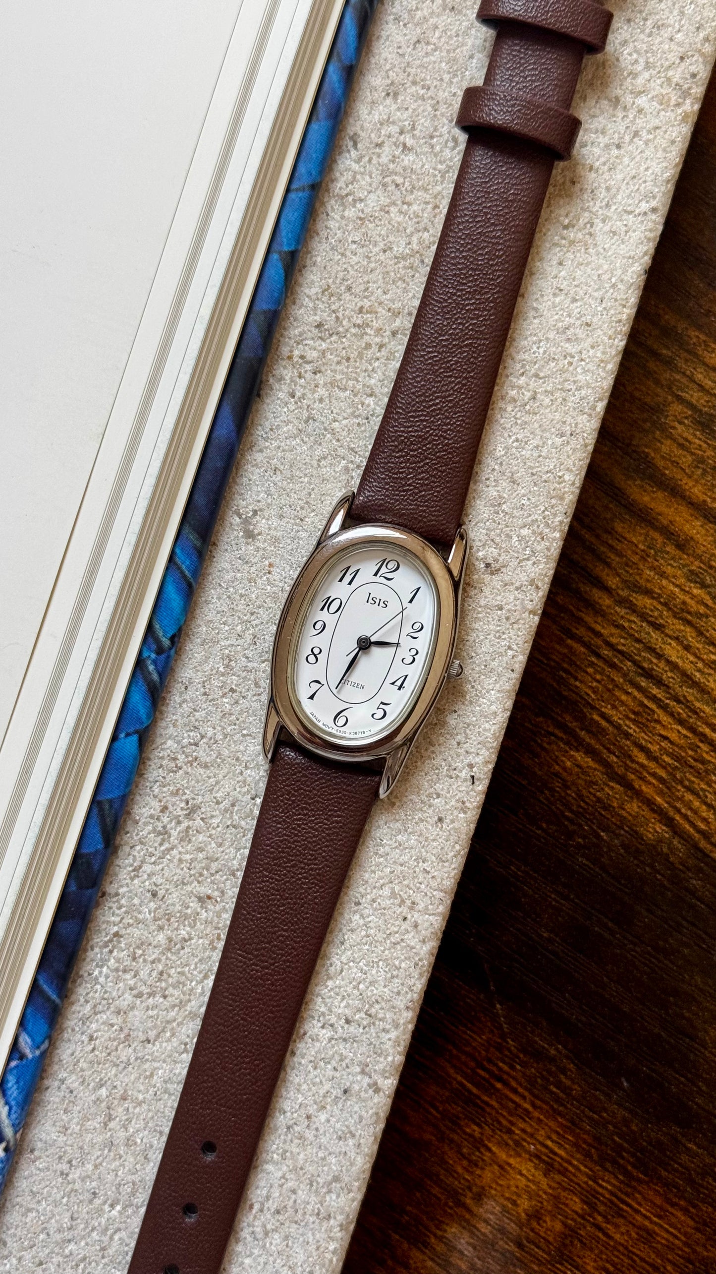 Citizen Baignoire Vintage Watch 1994 - Calf skin