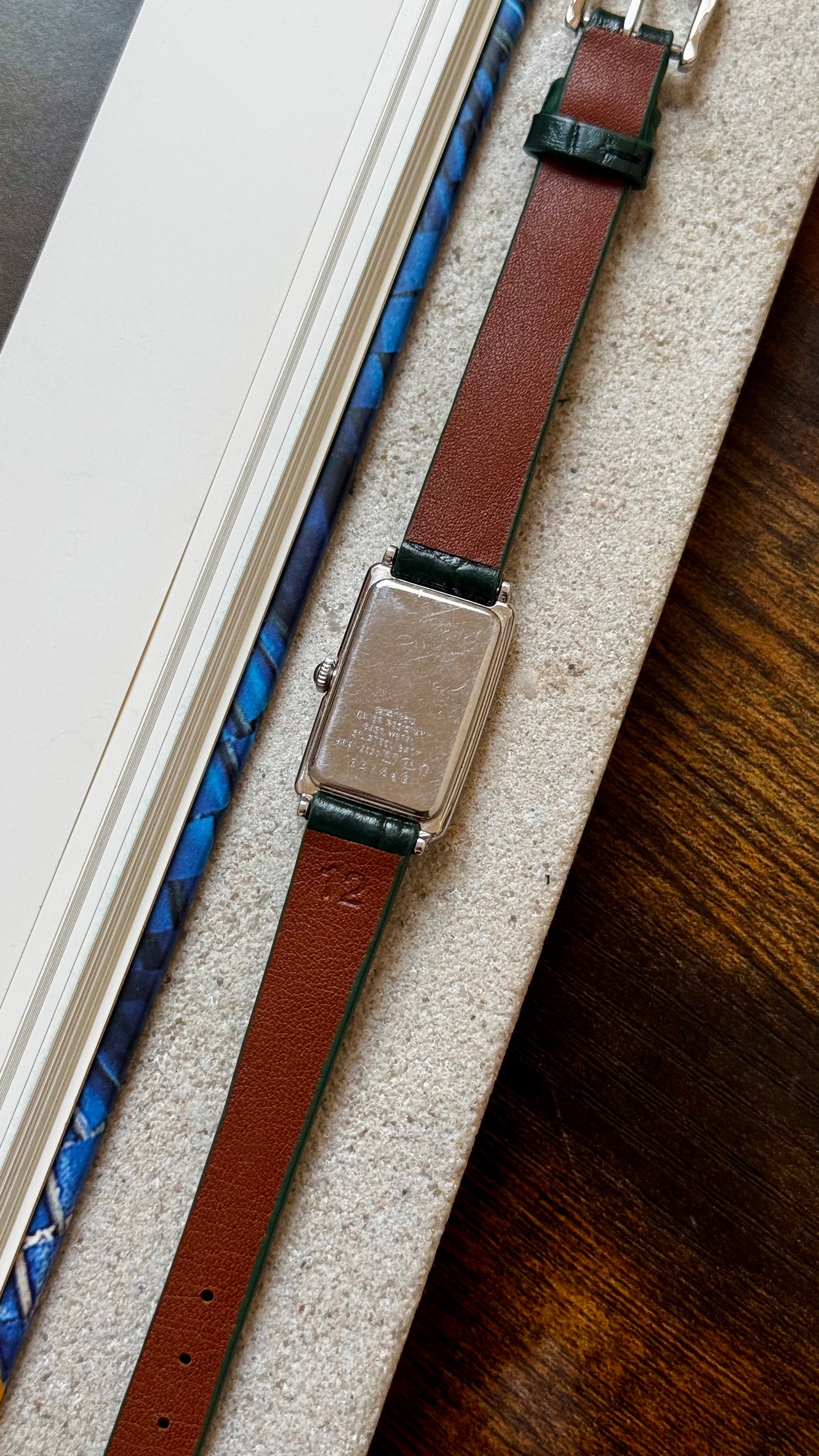 Seiko Neue Vintage Watch 1994 - Green leather