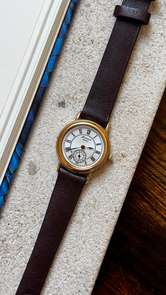 Sub Seconds Seiko Avenue Vintage Watch 1998 - Gold plated, near mint