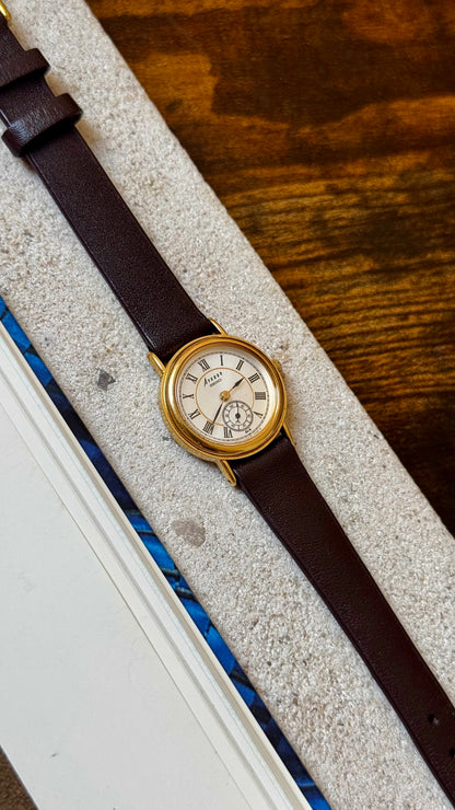 Sub Seconds Seiko Avenue Vintage Watch 1998 - Gold plated, near mint