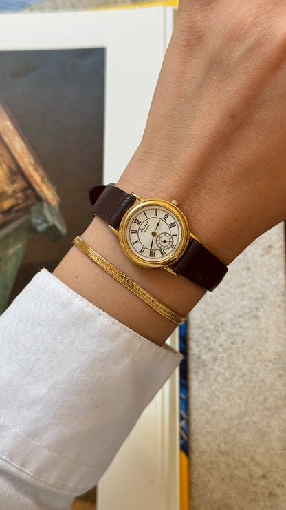 Sub Seconds Seiko Avenue Vintage Watch 1998 - Gold plated, near mint