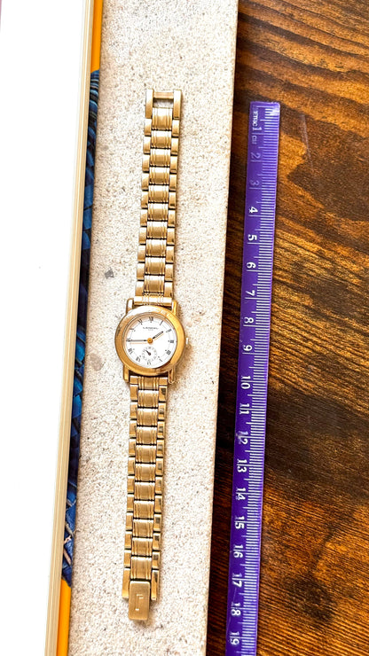 Lancel Paris vintage watch - Sub Seconds, Champagne Gold Plated