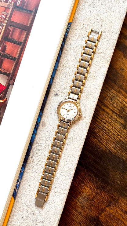 Classic 1996 Seiko Lucent Vintage Watch - Gold Plated, near mint condition