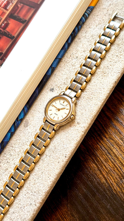 Classic 1996 Seiko Lucent Vintage Watch - Gold Plated, near mint condition