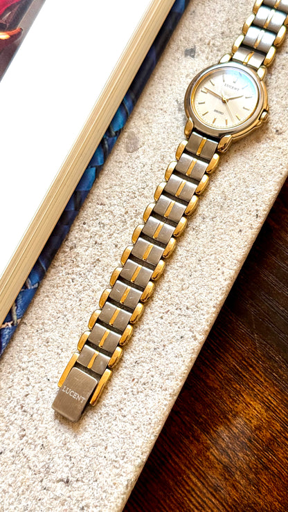 Classic 1996 Seiko Lucent Vintage Watch - Gold Plated, near mint condition
