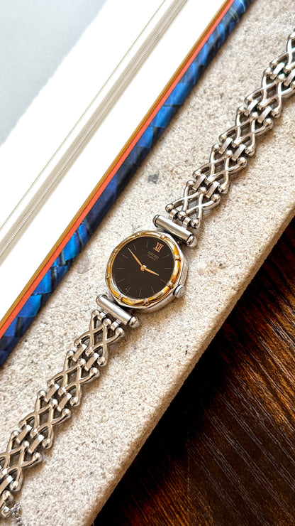 Seiko vintage watch 1991 - palladium and gold plated