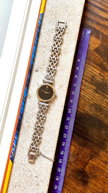 Seiko vintage watch 1991 - palladium and gold plated