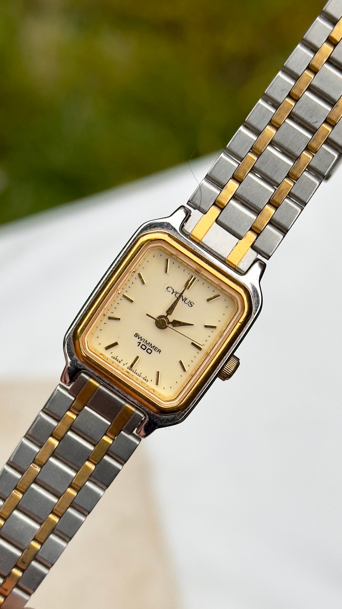 ORIENT Cygnus Vintage Tank Watch 1980s