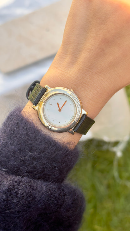 Yves Saint Laurent vintage watch (YSL) 1990 - Bespoke genuine leather