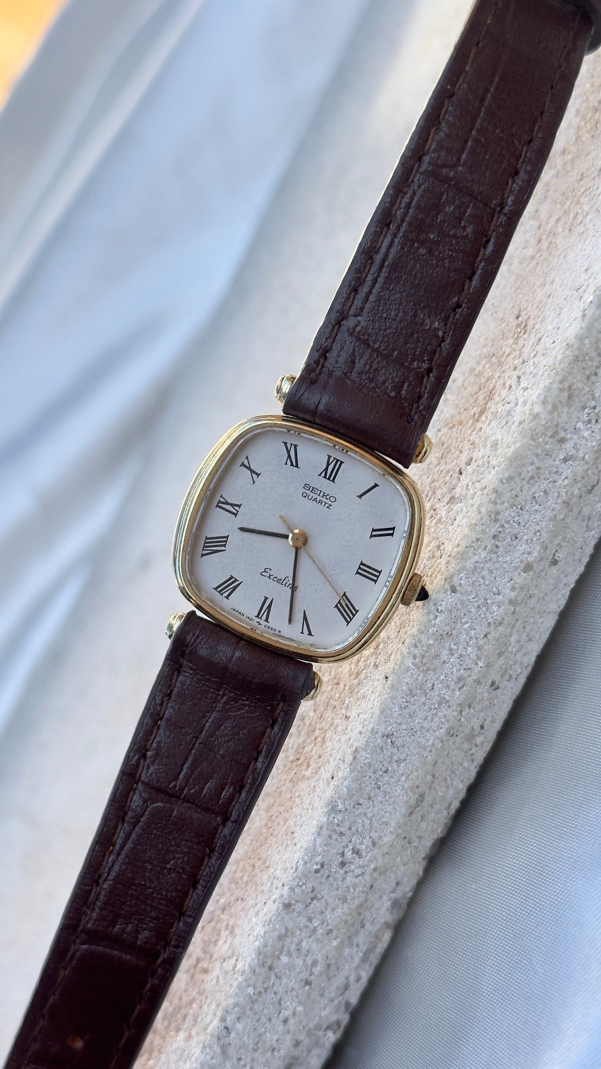 Vintage Seiko Women's Tank Watch 1991 - 30 Micron Gold Plated