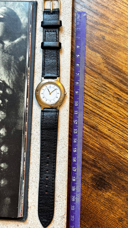 Yves Saint Laurent vintage watch (YSL) 1990s - Bespoke genuine leather