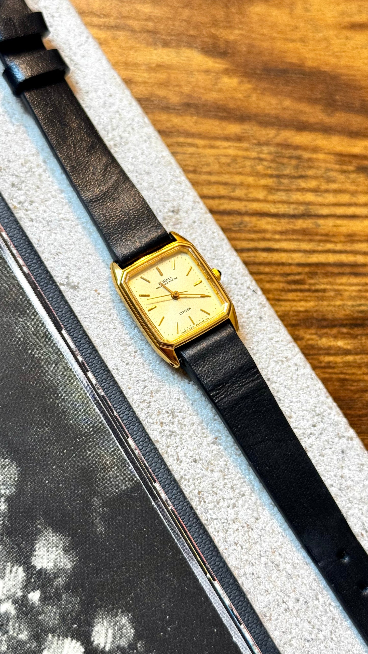 Citizen Forma Vintage Watch 1988 - 18ct Gold Plated