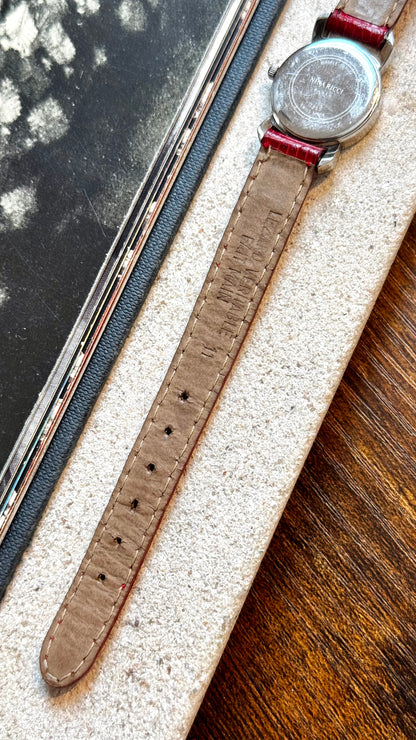 Nina Ricci vintage watch, original leather