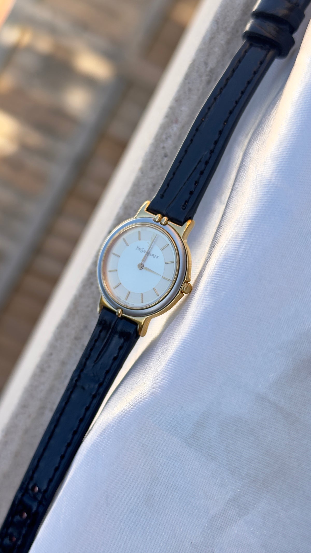 Yves Saint Laurent vintage watch (YSL) 1992 - Bespoke genuine leather