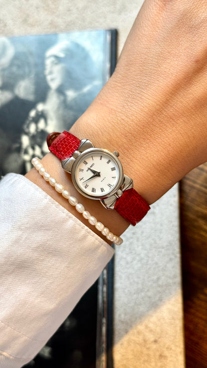 Nina Ricci vintage watch, original leather