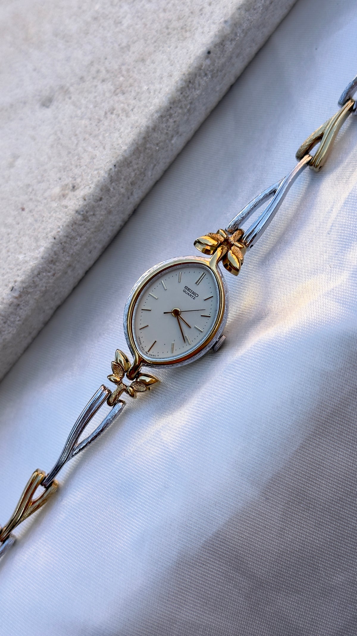 Super Rare Twotoned Seiko Vintage Watch 1981