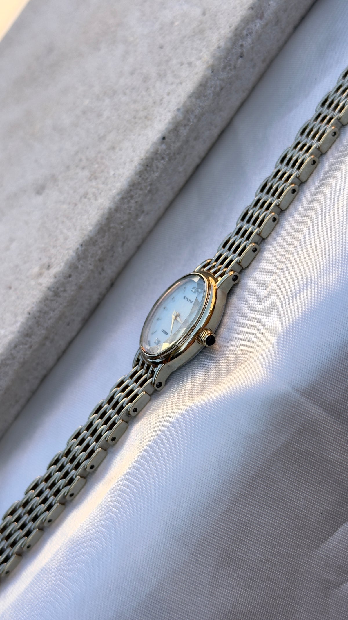 1995 Citizen Sylph Vintage Watch - Champagne Gold Plated, Near Mint