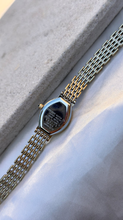 1995 Citizen Sylph Vintage Watch - Champagne Gold Plated, Near Mint