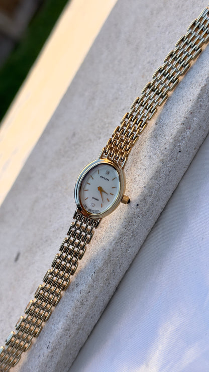 1995 Citizen Sylph Vintage Watch - Champagne Gold Plated, Near Mint