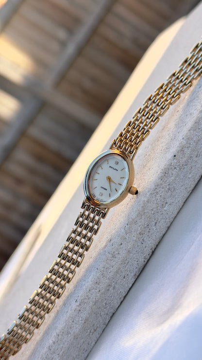 1995 Citizen Sylph Vintage Watch - Champagne Gold Plated, Near Mint
