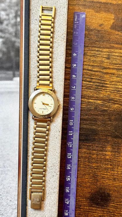 Courrèges Paris Vintage Watch 1980s