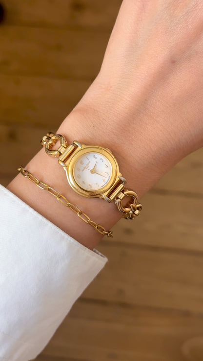 Marie Claire vintage watch - gold plated