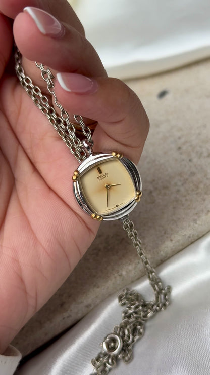 Seiko Pendant Watch 1982 - Gold Plated
