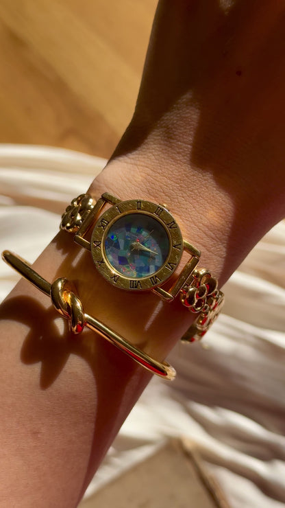 Art Deco Opal Watch 1990s