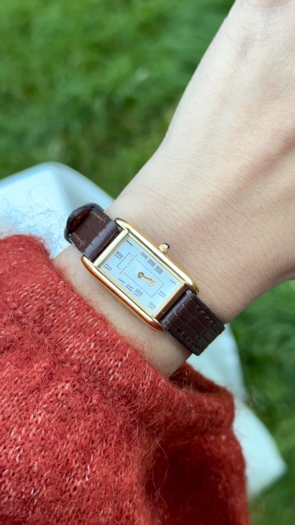 Mila Schön Vintage Tank Watch 1990s