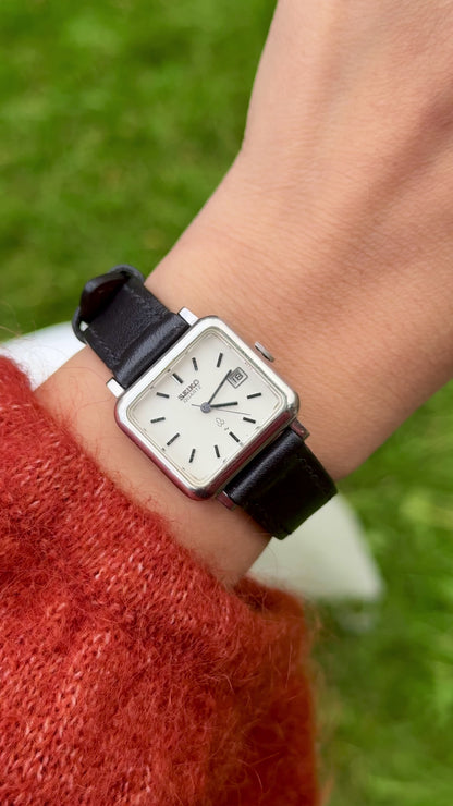 Seiko Chariot Vintage Women's Watch 1977 - Bespoke Leather