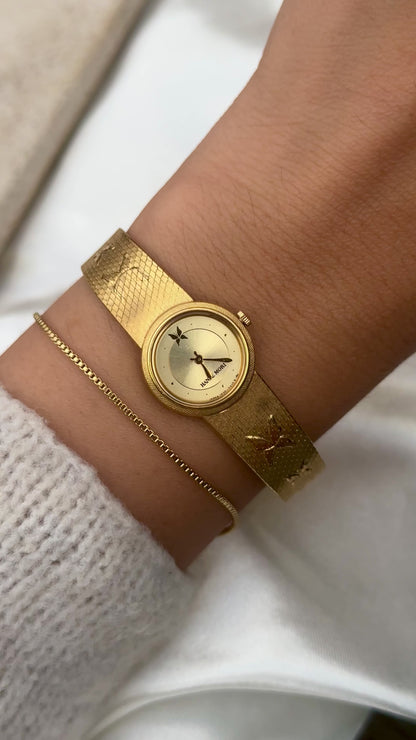 1983 Hanae Mori Seiko vintage watch - Butterfly