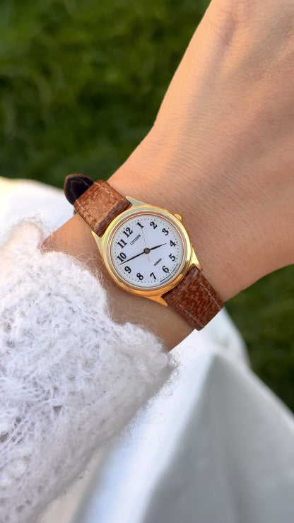 Citizen Forma Vintage Watch 1992 - 30 Micron Gold Plated