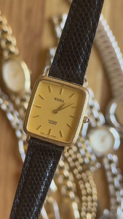 Ultra Slim Citizen Excela vintage watch 1983