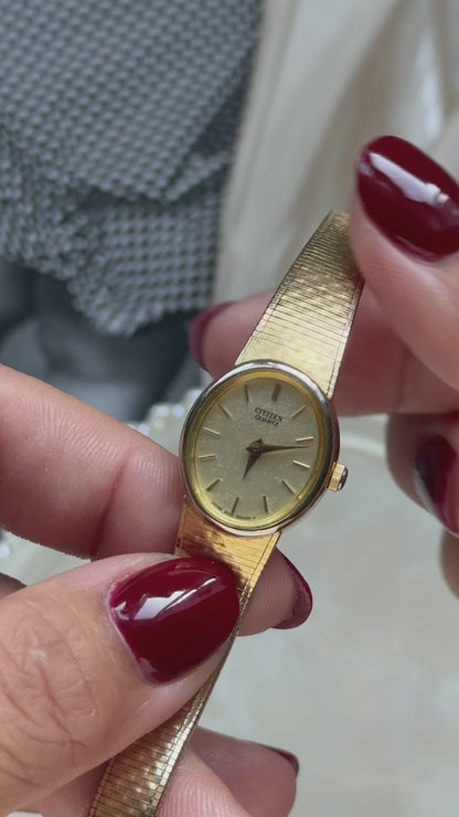 Citizen vintage watch 1988 - gold plated