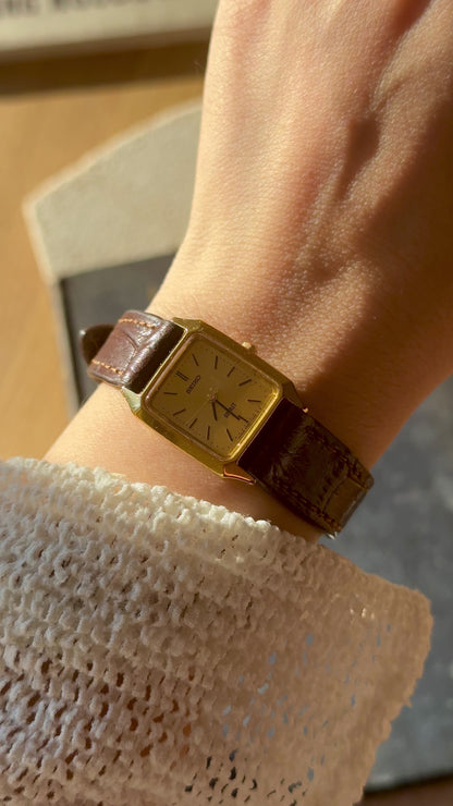 Classic Seiko Spirit Vintage Watch 1987 - Gold Plated