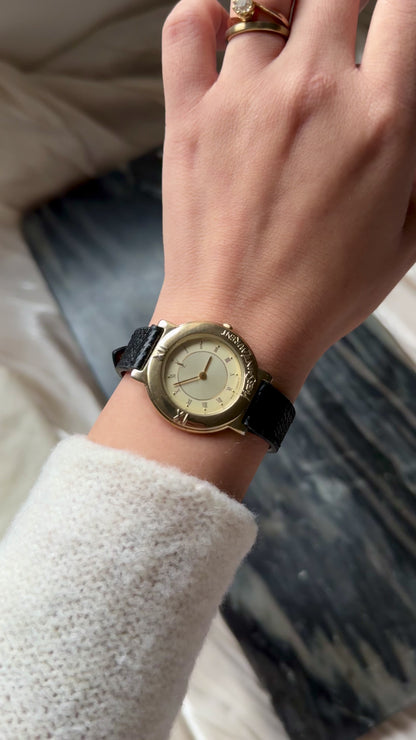 Yves Saint Laurent vintage watch (YSL) 1990s - Bespoke genuine leather