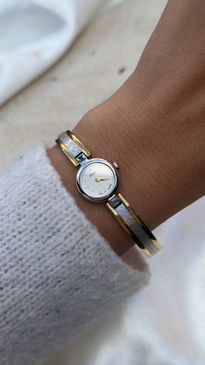 Carina by ORIENT vintage watch - open bangle style
