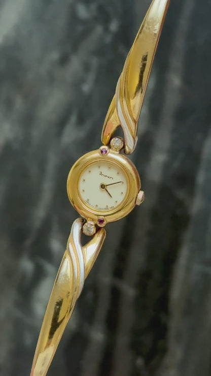 Dana ORIENT Vintage Watch 1990s - Diamonds and Rubies