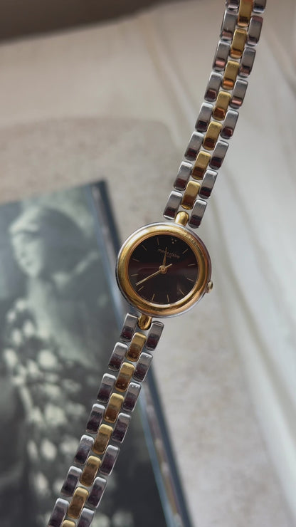 Marie Claire vintage watch - Gold and palladium plated