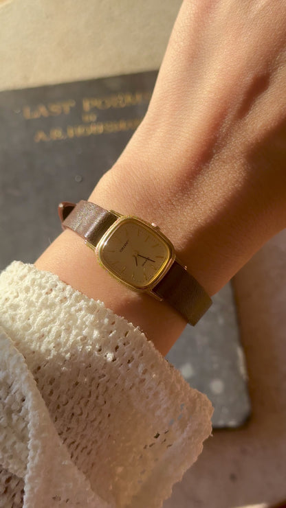 ORIENT Vintage Watch 1980s - Gold plated
